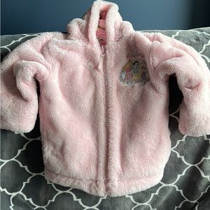 Girl’s Disney Reversible pink fleece size 6.